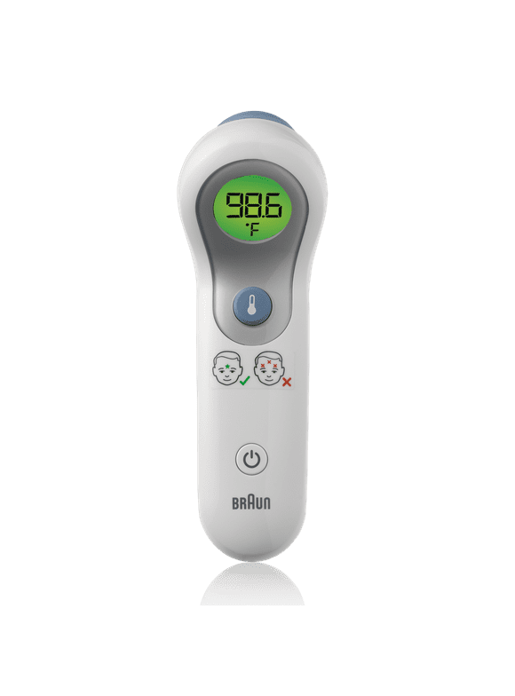 Braun No Touch Forehead Digital Thermometer, All Ages, White BNT300US