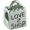 Connections from Hallmark Stainless-Steel Love To Shop Bead