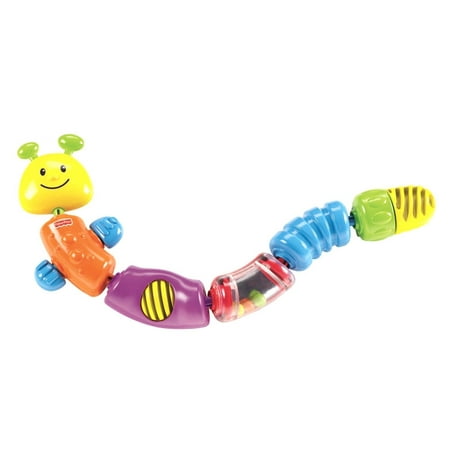 Fisher Price Snap Fisher-Price Brilliant Basics Snap-Lock Caterpillar, Adorable caterpillar that is a great addition to the Brilliant Basics line By FisherPrice Ship from US ()
