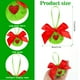 thumbnail image 3 of Paquete de 12 Adornos Navideños Peludos Verdes con Lazos Rojos | Decoraciones Navideñas de Piel Sintética Suave | Bolas Colgantes de 5,9 Cm para Árboles, Coronas, Guirnaldas, Fiestas, Bodas, Decoraci, 3 of 6