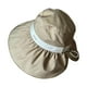 thumbnail image 1 of Sombrero para el sol para mujer, ligero, informal, para exteriores, playa, vacaciones, camping Caqui, 1 of 9
