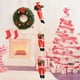 thumbnail image 2 of Papá Noel subiendo la escalera de cuerda, adorno navideño para árbol de Navidad, fiesta, decoración de la pared de la puerta del hogar, 2 of 5