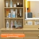 thumbnail image 4 of Tocador de Maquillaje con Luces de Espejo, Vanity con 5 Cajones,Estantes de Almacenamiento,Taburete Acolchado, Tocador con 3 Estantes, Mesa de Maquillaje para Dormitorio, 4 of 6