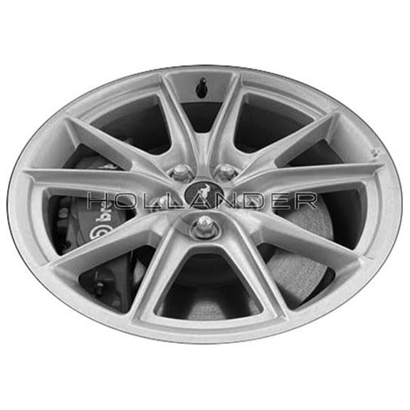 For 2024-2025 Ford Mustang 19 Inch Painted Silver Alloy - Genuine OEM Take-Off Rim - Road Ready Car Wheel