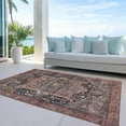thumbnail image 6 of Addison Rugs Chantille Indoor/Outdoor Transitional Geometric, Abstract Charcoal Washable Rectangle Rug, 3' x 5', 6 of 6