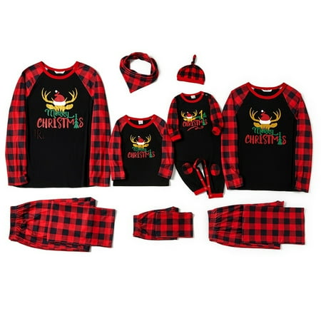 

Fanvereka Family Matching Christmas Pajamas Men Women Kid Baby Sleepwear