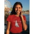 thumbnail image 2 of Extreme Sailing. Shaped T-Shirt Women -Image by Shutterstock, Female Small, 2 of 4