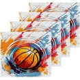thumbnail image 2 of Coolnut 2PCS Basketball Paintin Towels Cotton Washcloths Set,Quick Drying & Absorbent Soft Bathroom Hand Towel Lightweight & Portable Fingertip Towel Decor Gift, 2 of 7