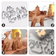 thumbnail image 7 of OUNONA 8-Piece Reusable Biscuit and Cookie Cutters Set with Adorable Christmas Style Molds for Baking, 7 of 7
