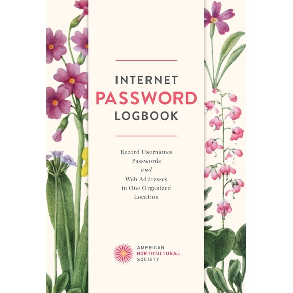 Pre-Owned American Horticultural Society Internet Password Logbook, (Hardcover)