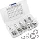 thumbnail image 1 of Paquete de 130 Kit de anillos de retención de anillo en E, surtido de anillos de retención de acero inoxidable tipo E de 1,5 mm-10 mm con caja de almacenamiento para taller, Diy Baobao, 1 of 5