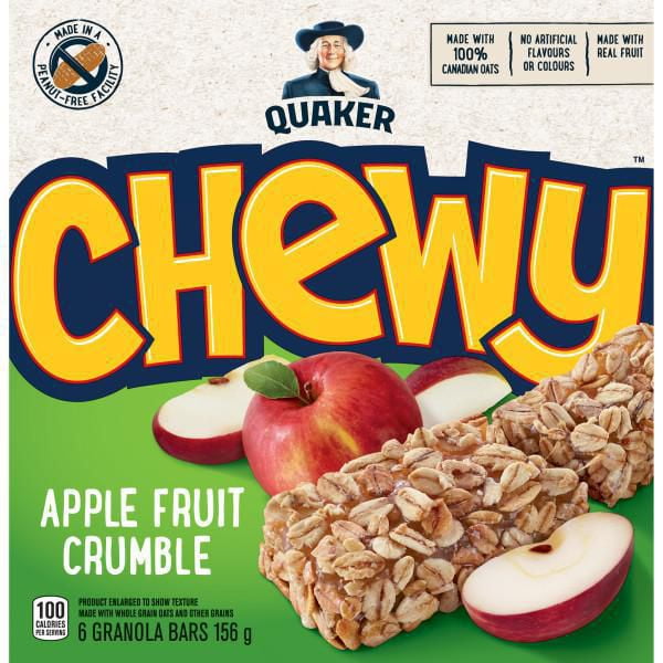 Quaker Chewy Barres tendres Croustade aux pommes