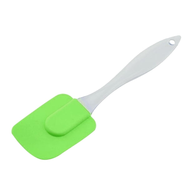 Utensilios flexibles de cocina de herramienta del esparci de de espátu del silicón con plástica Verde perfecl raspador para hornear espátula