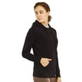 thumbnail image 3 of Sofra Womens Thin Cotton Pullover Hoodie Sweater, Black Hoodie, Size: Medium, 3 of 4