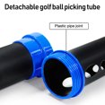 Zhuitw 33.9 Inch Golf Ball Sucker Tool Metal Golf Ball Tube Collector