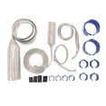 thumbnail image 2 of Universal Stainless Steel Radiator Hose Cover Kit Extreme Heat Resistant for Vehicles, 2 of 7