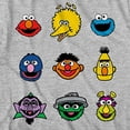 thumbnail image 2 of Sesame Street Mens Classic Shirt Elmo Cookie Monster Big Bird Tee T-Shirt Heather Grey, XX-Large, 2 of 7