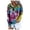 Yellow, variant on Women's Button Drawstring Pocket Casual Long Sleeve Tie Dye Gradient Print Hoodie Sweatshirt Womens Sweatshirt with Hoodie Long Soft Sweaters Leggings Womens Pocket Neon Slogan Print Drawstri Pink XXL
