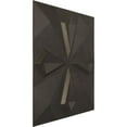 thumbnail image 2 of Ekena Millwork 19 5/8"W x 19 5/8"H Nikki EnduraWall Decorative 3D Wall Panel, Universal Aged Metallic Weathered Steel (Covers 2.67 Sq. Ft.), 2 of 6