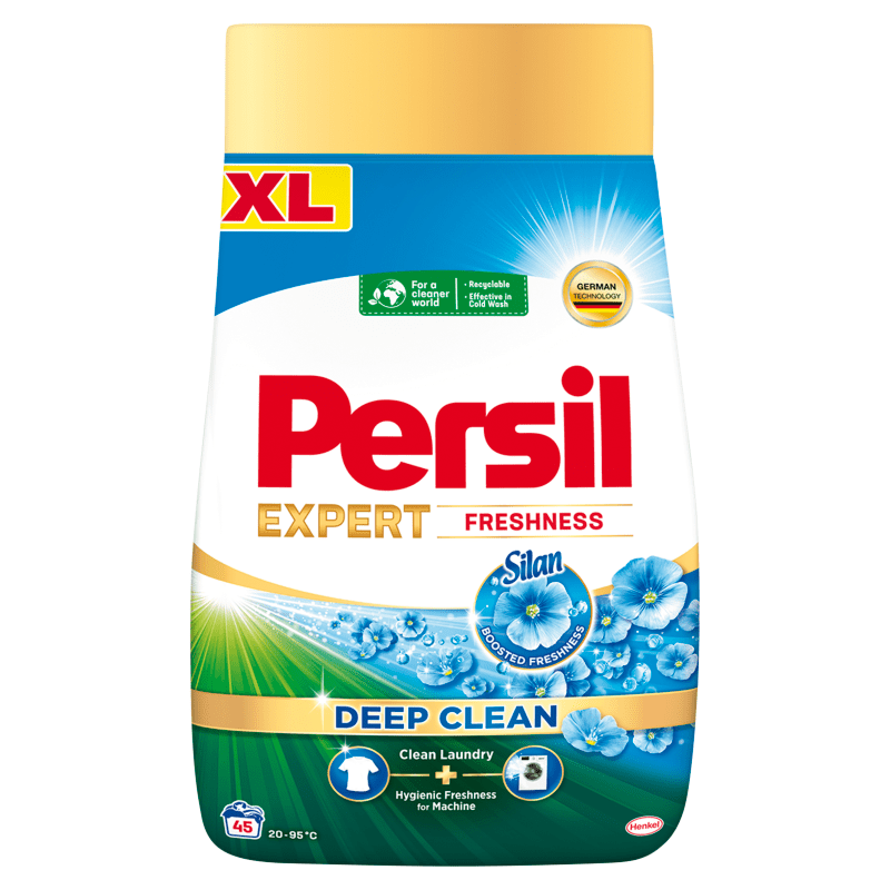 Persil Laundry Detergent with Silan Freshness - 45 loads- 1 bag- Made in Europe