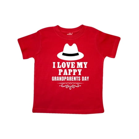 

Inktastic Grandparents Day I Love My Pappy Gift Toddler Boy or Toddler Girl T-Shirt