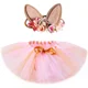 thumbnail image 4 of Falda tutú para niñas pequeñas, disfraz de conejito de Pascua, tutú para niños, disfraz de conejo de Halloween, minifaldas de tul mullidas para niñas, 4 of 5
