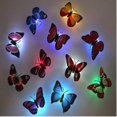thumbnail image 1 of Coloridas luces LED en forma de mariposa decoración de pared para habitación de niños, 1 of 3