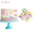 thumbnail image 3 of ZYNERY 72 PCS Edible Butterfly Cupcake Toppers, Colourful Butterfly Cake Decorations Cupcake Toppers with Storage Box for Family Cupcake Wedding Cake Birthday Party Food Decoration, 3 of 7