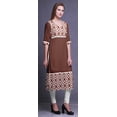 thumbnail image 3 of Bimba Robes Tuniques Droites pour Femmes Kurti Imprimé Tenue d'Été Kurta, 3 of 5