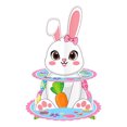 thumbnail image 2 of Matoen12 Cupcake Stand 2 Tier Practical Multifunction Cardboard Dessert Table Display for Event Engagement Holiday Banquet Ornament Bunny Shape, 2 of 6