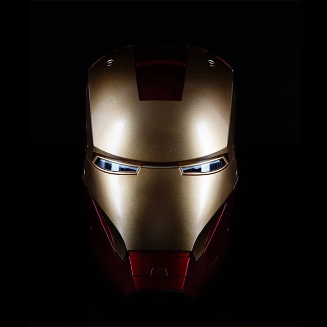 Casco de Avengers Alliance Marvel Iron Man, máscara de Iron Man Mk7 1:1, se puede abrir, brillante, modelo de regalo para niños, accesorio de Cosplay