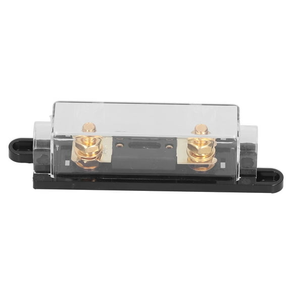 Bloque portafusibles AGU de 100 A, protección eléctrica para amplificador de potencia de audio de coche, cable calibre 0/4