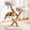 WHITE, variant on HITTITE Natural Solid Wood Cat Tree Tower with Scratching Post, 32 Inches Tall Modern Cat Tower with Cozy Bed and Platforms, Luxury Real Branch Cat Tree for Indoor Cats Large Adult, Khaki.