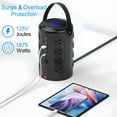 thumbnail image 4 of KING-LINK Power Tower Strip Surge Protector with 16 Outlets and 5 USB Ports(2 USB-C), 9 Foot Extension Cord Heavy Duty Charging Station, 4 of 8