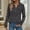 Black, variant on FamilyThread Women's Long Sleeve V Neck Shirt Button Down Shirts Dressy Polka Dot Fashion Blouse Fresh Style Fall Casual Tops