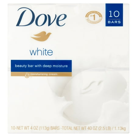 Dove Beauty Bars White, 10ct - Walmart.com
