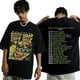 thumbnail image 1 of -Camisetas estampadas para hombres y mujeres ropa de calle de manga corta de algodón Tops versátiles de gran tamaño Harajuku ocio Unisex, 1 of 7