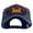 Navy, variant on Combat Engineer Veteran Military Patched Big Size Pro Style Cap - Navy XL-3XL