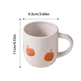 thumbnail image 4 of Halloween Embossed Jack O Lantern Ceramic Plate , Cute Pumpkin Face Ceramic Dessert Plate, Fall Harvest Tableware for Breakfast Bar Home Halloween Party Decor, 4 of 9