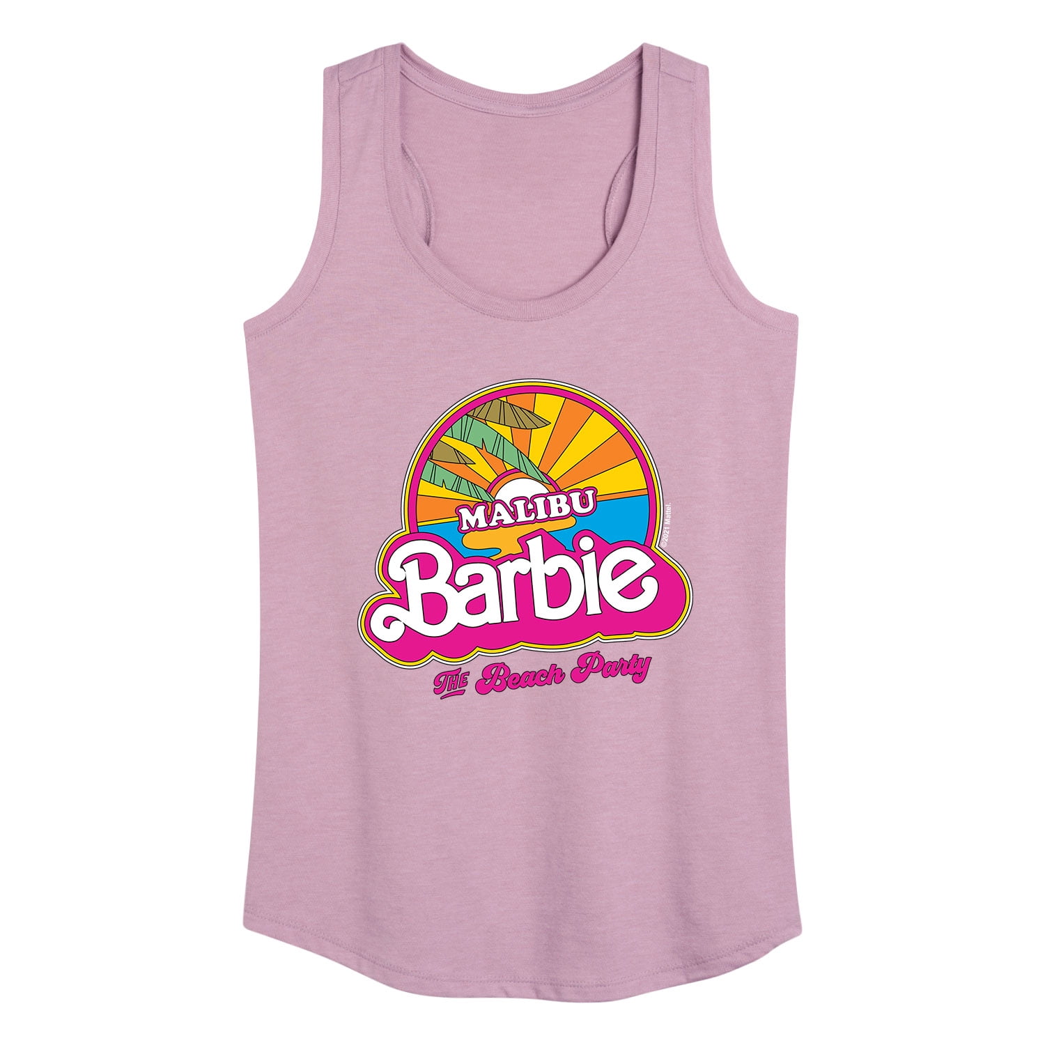 Barbie Malibu Beach Party Women's Racerback Tank Top