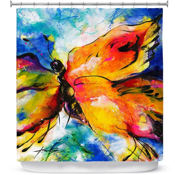 Shower Curtains 70" x 73" from DiaNoche Designs by Kathy Stanion - Joyful Ecstascy II