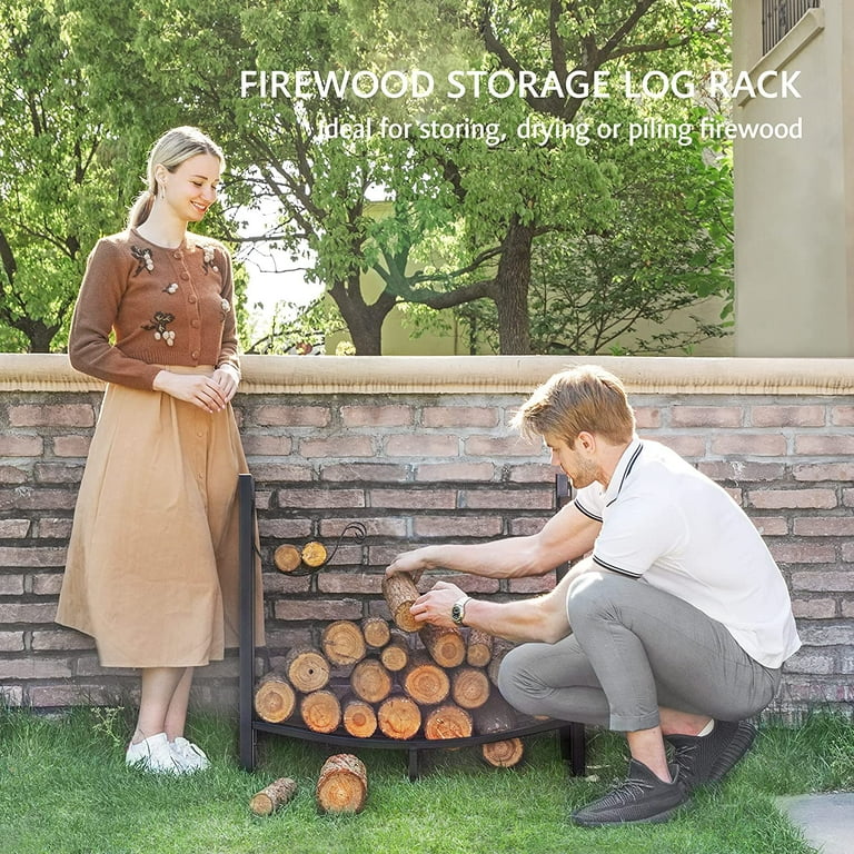3 foot online firewood rack