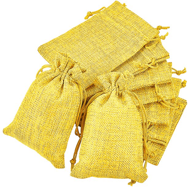 Bolsas de regalo con cordón de algodón Bolsas de yute de lino para bolsas de regalo de fiesta de cumpleaños Wmkox8yii HFSH402
