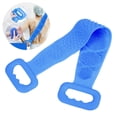 thumbnail image 1 of Silicone Body Scrubber, Silicone Back Scrubber For Shower, Back Washer For Shower, Silicone Bath Body Brush Strong Tensile Strength Hangable Back Cleaning Bath Strap, 1 of 8