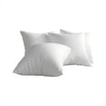 thumbnail image 5 of Home Design Calais Square Throw Pillow Inserts 12x12 Inch, Set of 4, Bedroom & Couch, Soft Decorative Pillow Insert, White, 5 of 6