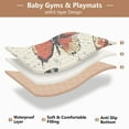 thumbnail image 5 of WOBOGO Colourful Butterfly Baby Playmats Extra Large Waterproof Rollable Activity Pads for Toddlers 50×50inch, 5 of 7