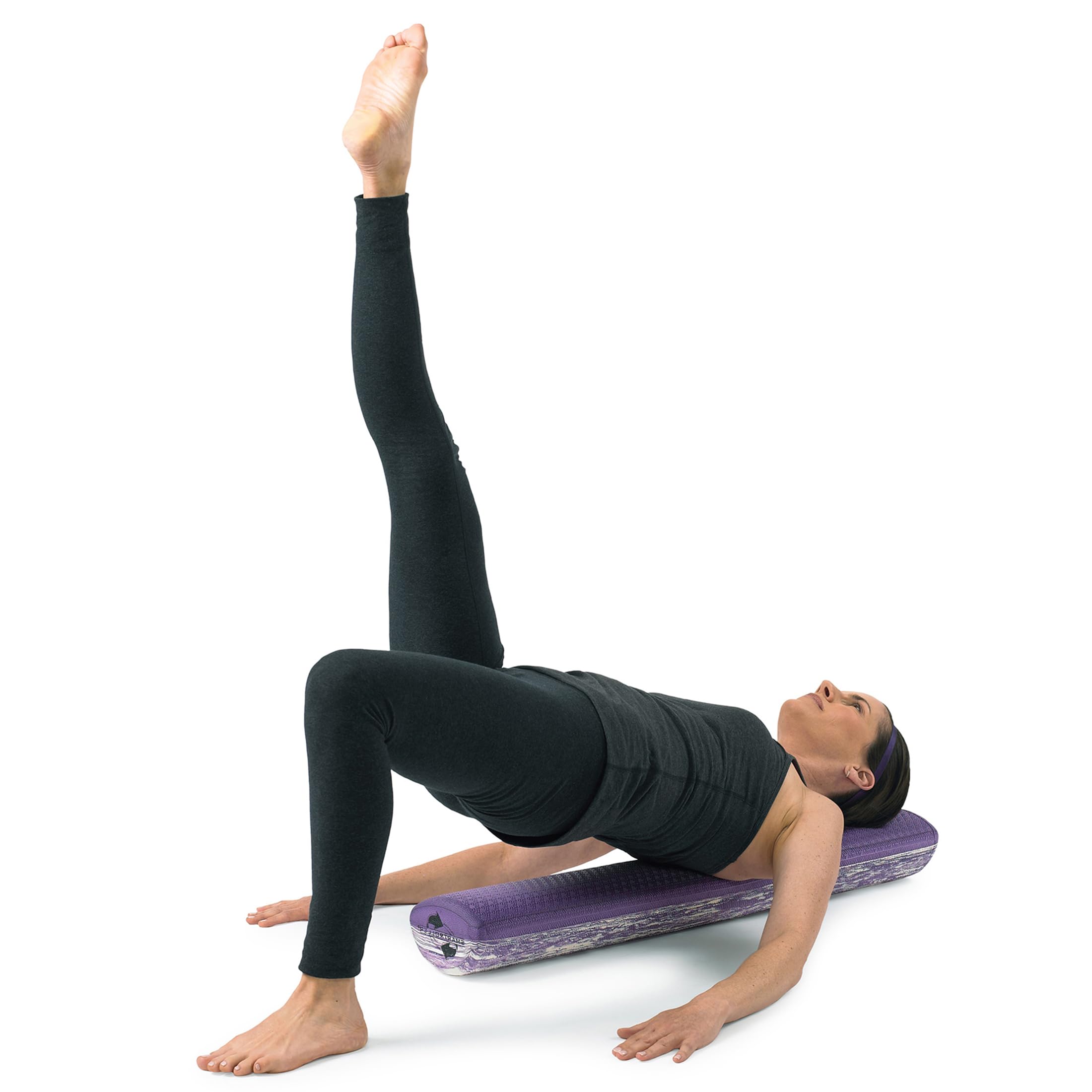 SmartRoller Two in One Standard Density Foam Roller for Physical Therapy, Balance Training, Yoga, Pilates and Feldenkrais