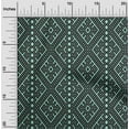 thumbnail image 1 of oneOone Georgette Viscose Fabric Ethnic Geometric Flame Stitch Print Fabric BTY 42 Inch Wide, 1 of 4