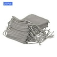 thumbnail image 3 of Velvet Drawstring Bags 2.76x3.54 Inch Gift Bag Jewelry Pouches Silver Grey 25Pcs, 3 of 6
