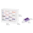 thumbnail image 3 of Organizador de almacenamiento con cajones IRIS USA Teacher Toolbox, 24 cajones, 3 of 5